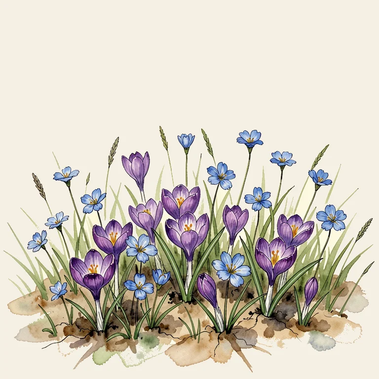 Prairie wildflower garden