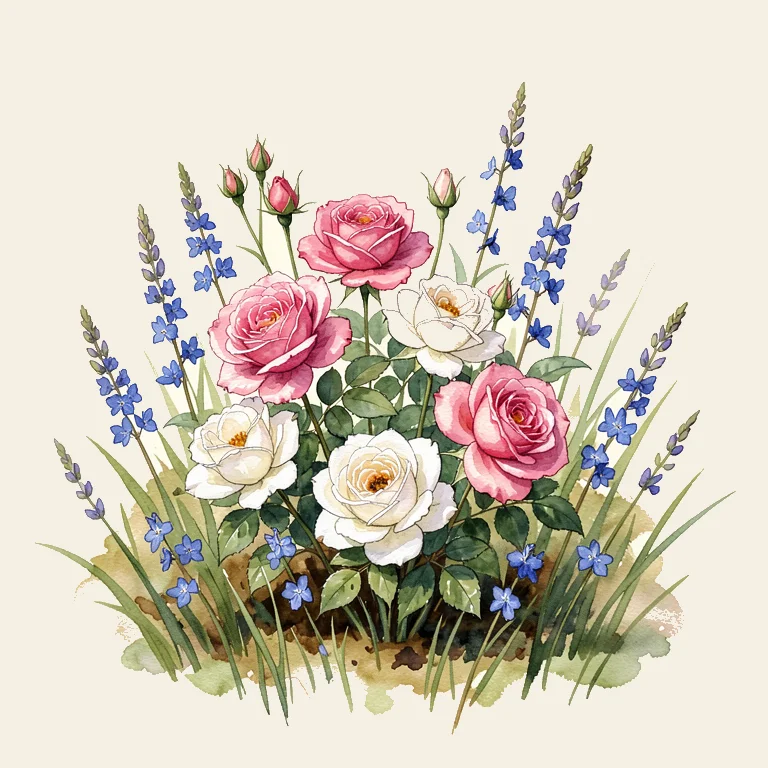 Prairie wildflower garden